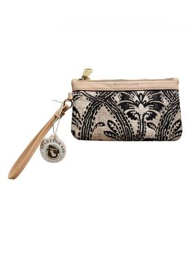 Spartina 449 Grab-N-Go Wristlet | Bellinger | Black & Tan
